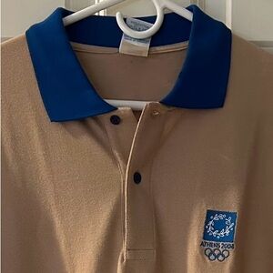 💯% cotton Olympics polo shirt